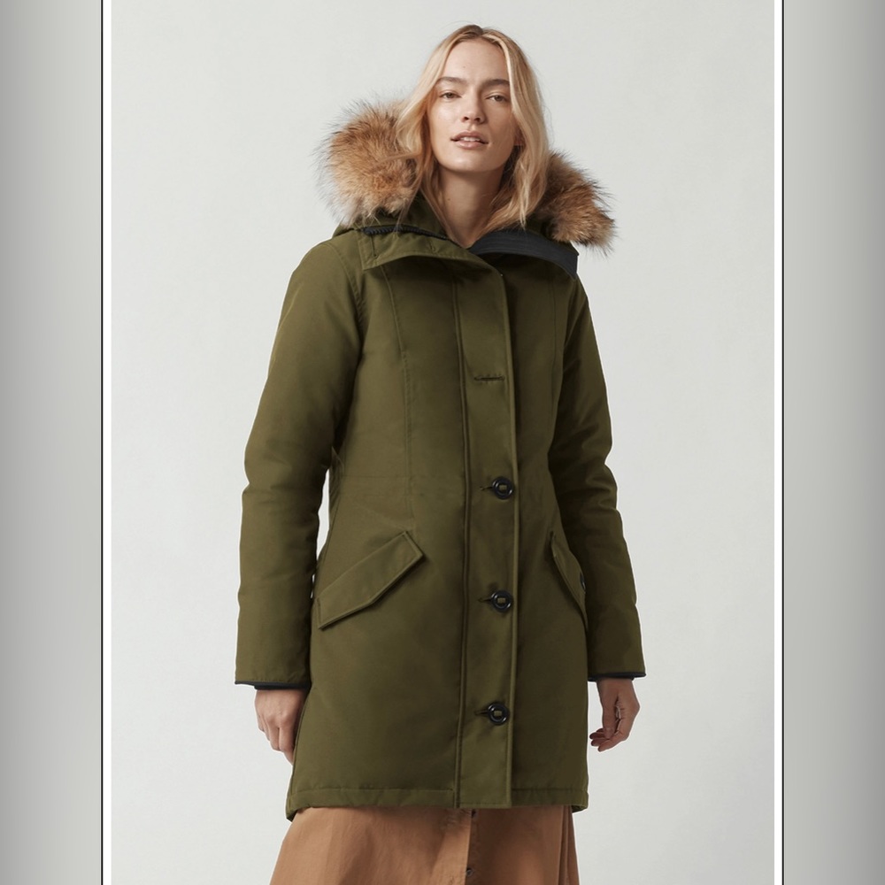 Canada Goose Rossclair Parka Heritage - Fusion Fit, Military Green